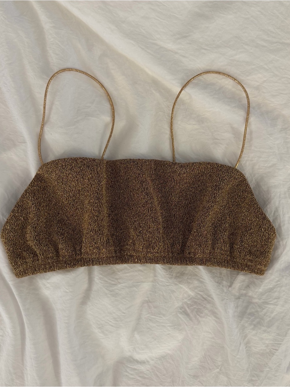 Edikted gold crop top